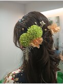ハーフアップで華やかヘアスペシャル