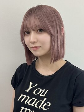 サンク 原宿 表参道(cinq) ★ハイトーンダブルカラーミルクティーグレージュピンクベージュ