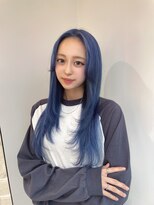 ラピス 渋谷本店(Lapis) クラフトブルー/シールエクステ/レイヤーカット