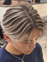 アンサー 渋谷(ANSWER)&nbsp;メンズバレイヤージュハイライトセンターパート