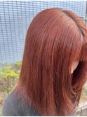 ブリーチなし高発色オレンジ◎