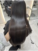 艶髪 美髪矯正×地毛風ダークブラウン！【福田れん】