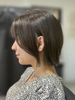 ワン バイ ジエクト(One by The Ect)&nbsp;【似合わせボブ】くすみベージュ/髪質改善カラー/刈り上げボブ