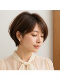 美フォルム 大人ショートボブ 20代 30代 40代 50代 60代