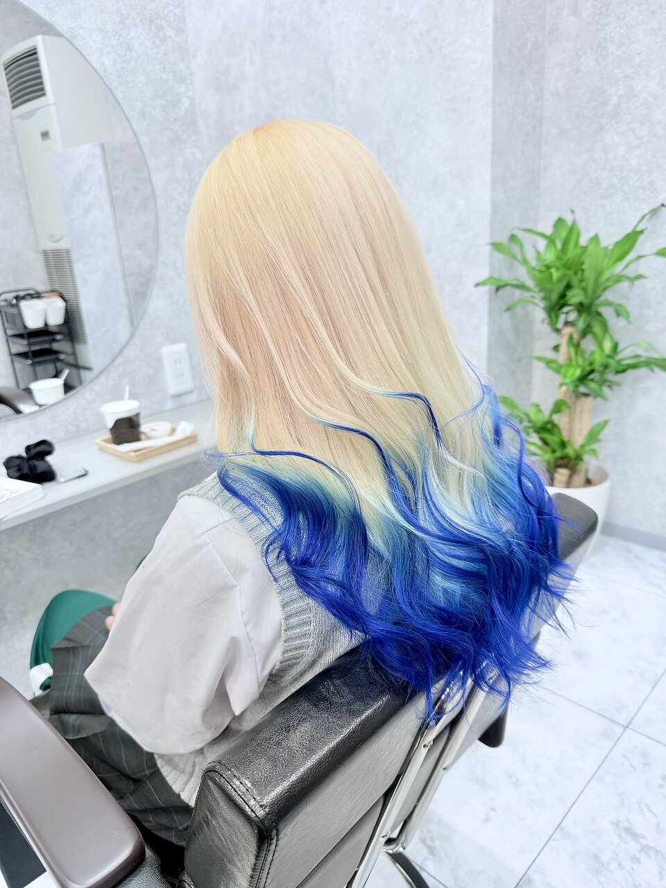 グラデーションカラー/デザインカラー/ブロンド/ケアブリーチ