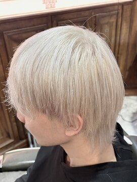 メンズサロン EIGHT MEN 北千住店【エイト】 色落ちまで綺麗なホワイトベージュ