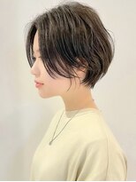 ビュートヨナカ(VIEW TOYONAKA)&nbsp;【30代/40代/50代】無造作ショート/グレージュ/前髪なし/小顔