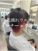 〈NoelyS勝田台 佐藤愛〉メンズウルフ×インナーカラー