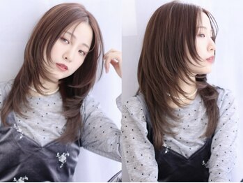 アルベロ(albero)の写真/【親子で通える☆】一人ひとりに合わせて調整する顔周りのレイヤーカットで抜け感のあるオシャレヘアに★