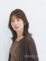 ソーエンバイヘッドライト 帯広西5条店(soen by HEADLIGHT)&nbsp;ミディアムレイヤー×小顔×ココアベージュチャコールグレー黒髪