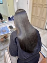 フーバイケンジ(fuu + KENJE)&nbsp;艶ラベンダーグレー20代30代40代髪質改善酸性ストレート縮毛矯正