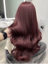 イル(iLe.)&nbsp;ワインレッドバーガンディブリーチなしダブルカラーレイヤー