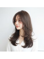 チャチャブラン(cha-cha Blanc)&nbsp;大人可愛い韓国風くびれレイヤーロング