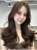 ミディアムレイヤーカットハッシュカットウルフボブウルフカット