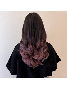 ニコラ(NICOLA) バレイヤージュパープル