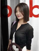 フランチェスカドットボブ(francesca.bob)&nbsp;切りっぱなしボブ×縮毛矯正×オリーブグレージュ【田野剛大】