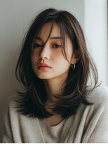 ロッソ 大橋店(Rosso) 暗髪のくびれレイヤーミディ【大橋】