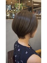 リドルヘアー 石井町店(Riddle HAIR)&nbsp;ショートボブ/ミルクティーブラウン/ナチュラルブラウン