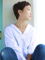 バース(BIRTH)&nbsp;天神【 BIRTH 】ショートバング × 耳かけサイドスタイル 2