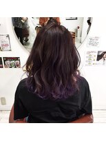 ビードロ 吉祥寺店(vi dro)&nbsp;パープル×バレイヤージュ