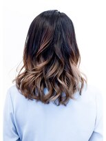 エスアンドエフ美容室 松富店(S&F) 外国人風無造作ウェーブ