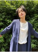 ナチュラルショート/ショートボブ/顔周り/30代40代50代