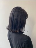 切りっぱなしボブ(落ちる黒染め)03