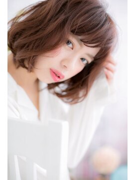 ヘアアンドビューティー ミック(Hair & Beauty miq) くせ毛風☆ラブカジュアルミディb