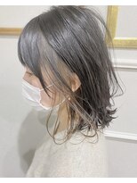 カモン(CAMON)&nbsp;[CAMON. ]#ピアスカラー#ブリーチ無し#鎖骨ボブ