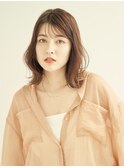 マロンベージュ/Aライン/かきあげ/くすみカラー[新宿駅西口]20