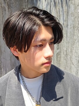 パール(PEAR+L) メンズ×メンズカット×韓国マッシュ×センターパート