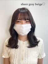 ジーナ 渋谷駅前(Zina)&nbsp;大人かわいいくびれ韓国スタイル×グレージュカラー