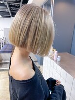 ネイビー(Navy)&nbsp;ラインボブ【ブロンズ】