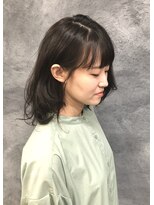 ヘアーエバリーズ(hair Everies)&nbsp;ラウンドバング×ミディアムボブ