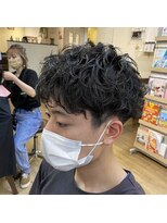 ギフト ヘアー サロン(gift hair salon) 細束スパイラル×刈り上げマッシュ