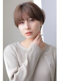 大人可愛い　ワンカールシルエットショート　20代30代