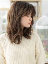 カバーヘア ブリス 北浦和(COVER HAIR bliss) シースルー前髪くせ毛風ミディアムレイヤーa北浦和20代30代40代