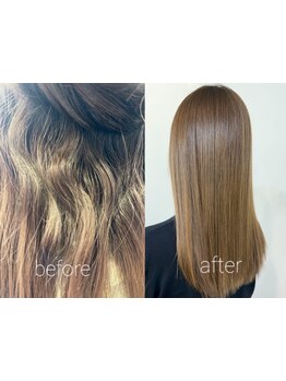 【縮毛矯正+カット\9350】+\3960でカラーも施術OK♪縮毛専門店の高技術で自然なストレートに☆