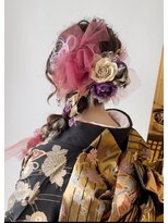 ルッツ(Lutz. hair design)&nbsp;成人式 着付けarrange 【千代田彩夏】
