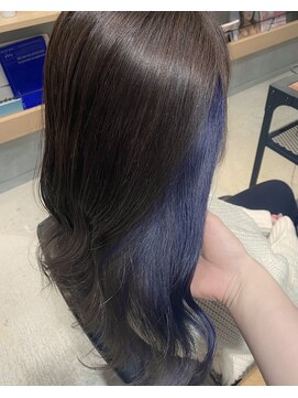 プランタンバイフラミューム 茅ヶ崎店(PRINTEMPS by flammeum) インナーカラーブルー【茅ヶ崎】