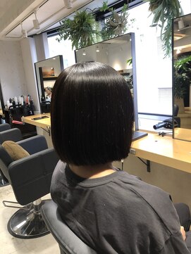 エイト 藤沢店(EIGHT fujisawa) ミニボブ×髪質改善ストレート【藤沢】