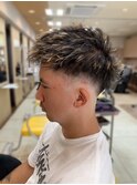 【men's】フェードモヒカン