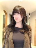 韓国レイヤーと艶髪シアカラー