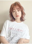 【unami】ゆるふわパーマ×ミディアムヘア　澤田杏奈