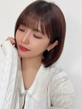 ヘアープラスヘッドスパ エン(Hair + Head spa en) ワイドバングボブ