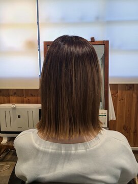 アニュー ヘア アンド ケア(a New hair&care) ミルクティーアッシュハイトーン透明感グレージュ極細ハイライト