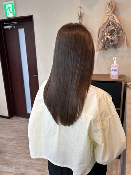 ナチュラルリーフ 仙台駅前店(Natural leaf) オリーブベージュ×髪質改善ロイヤルトリートメント