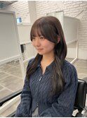 小顔/ヨシンモリ/ワンホンヘア/顔まわりレイヤー/ことりバング