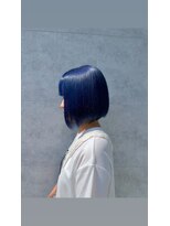 イロ(iro)&nbsp;ブルー　× ボブ