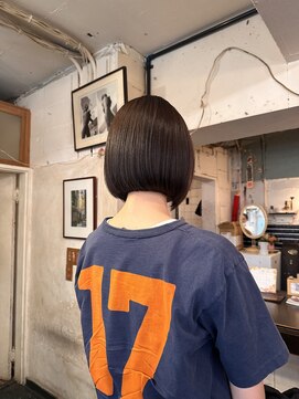 スリースリーナイン ヘアーアンドメイク(339 hair&make) まとまるラインのキレイなボブ